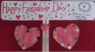 Celebrating friendship day 2022 at Ekadaksha Learning Center, Chennai