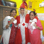 Celebrating Christmas 2016 at Ekadaksha learning center, Chennai